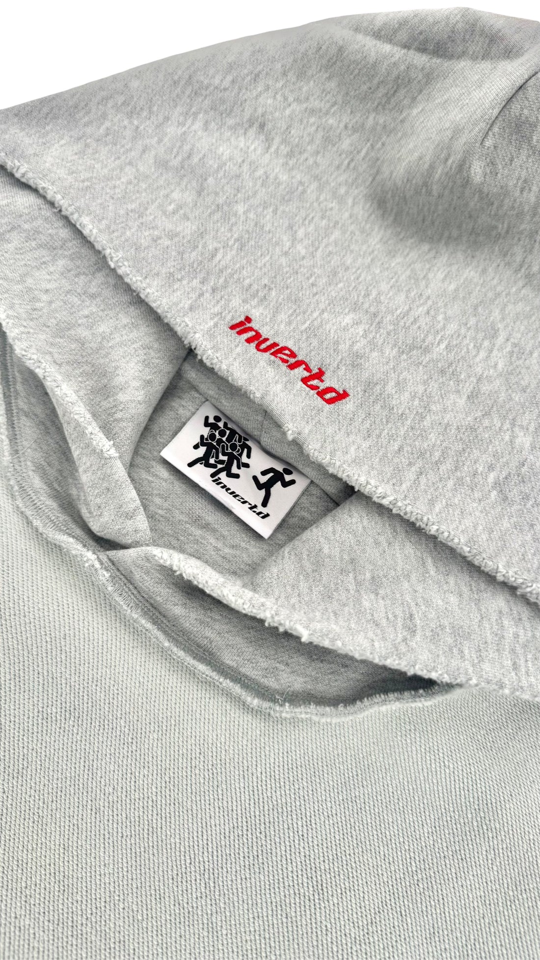 Ash Grey INVERTD HOODIE